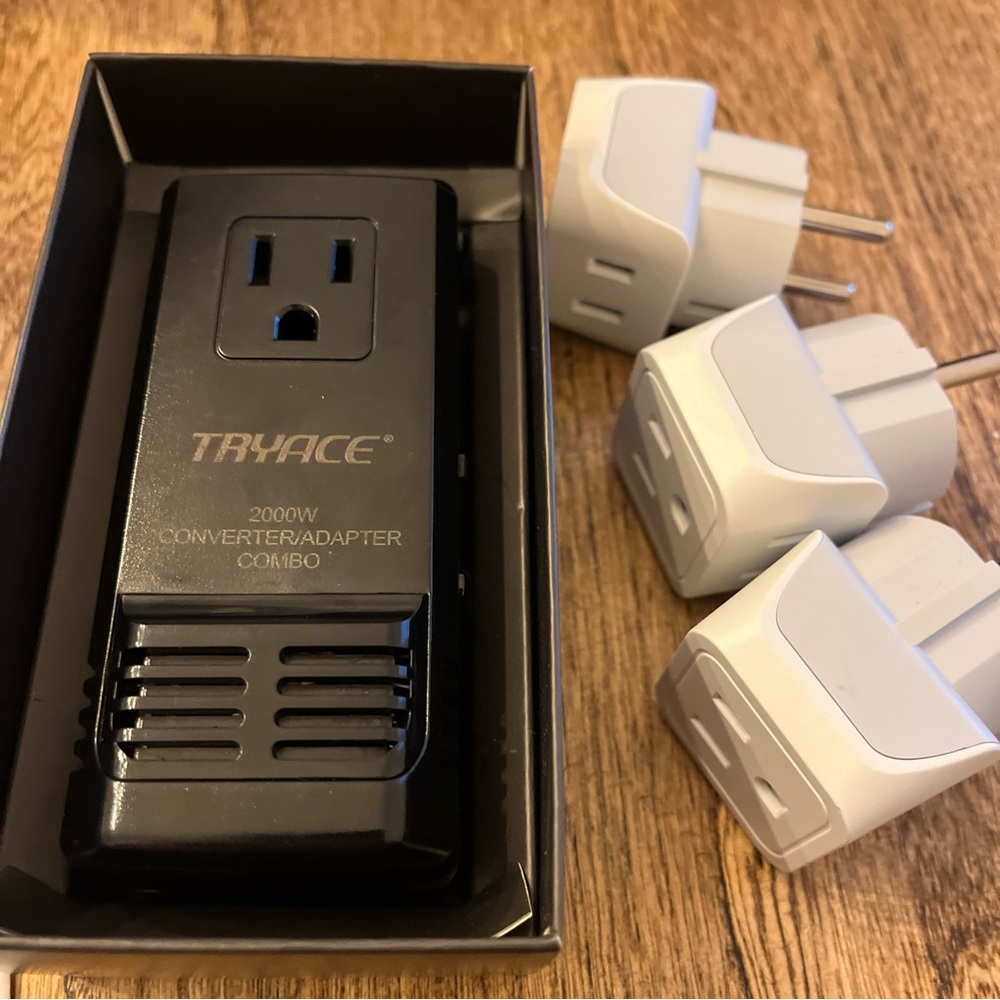 Tryace 2000W Travel Converter Adapter + Extras — Universal Voltage, Power Plug